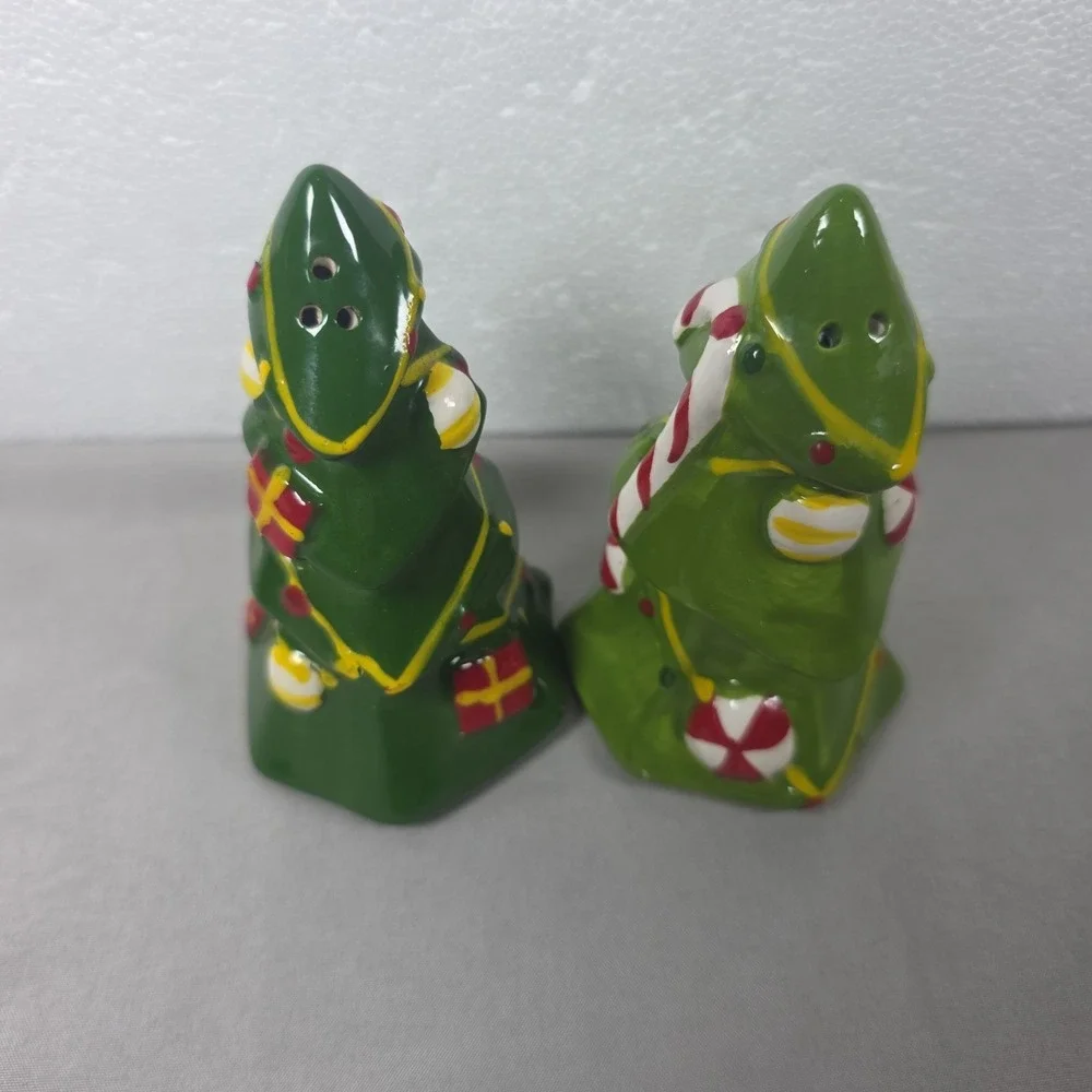 Christmas Tree Salt And Pepper Shakers